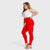 WR.UP® Curvy Fashion - Zip High Waisted - Full Length - Red