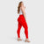 WR.UP® Curvy Fashion - Zip High Waisted - Full Length - Red