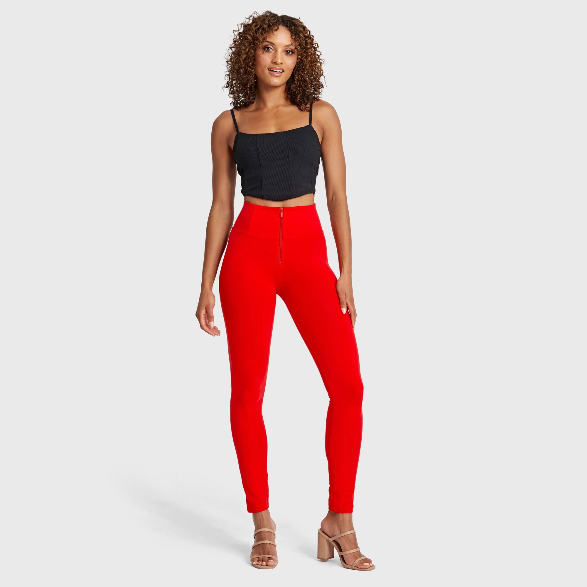 WR.UP® Fashion - High Waisted - Full Length - Red