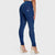 WR.UP® Denim - High Waisted - Full Length - Dark Blue + Blue Stitching