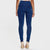 WR.UP® Denim - High Waisted - Full Length - Dark Blue + Blue Stitching