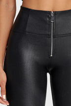 WR.UP® خيوط لامعة معدنية - خصر مرتفع - طول 7/8 - أسود داكن 