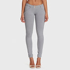 WR.UP® أزياء - خصر منخفض - طول كامل - رمادي ميلانج