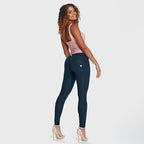 WR.UP® أزياء - خصر متوسط ​​الارتفاع - طول كامل - أزرق داكن