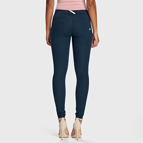 WR.UP® أزياء - خصر متوسط ​​الارتفاع - طول كامل - أزرق داكن