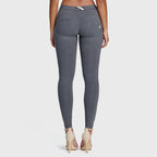 WR.UP® أزياء - خصر متوسط ​​الارتفاع - طول كامل - رمادي