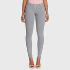 WR.UP® أزياء - خصر متوسط ​​الارتفاع - طول كامل - رمادي ميلانج