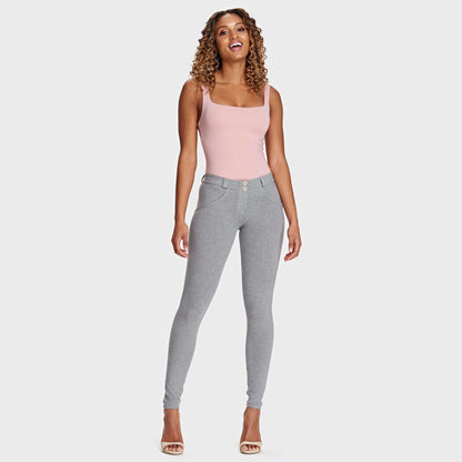 WR.UP® Fashion - Mid Rise - Full Length - Melange Grey