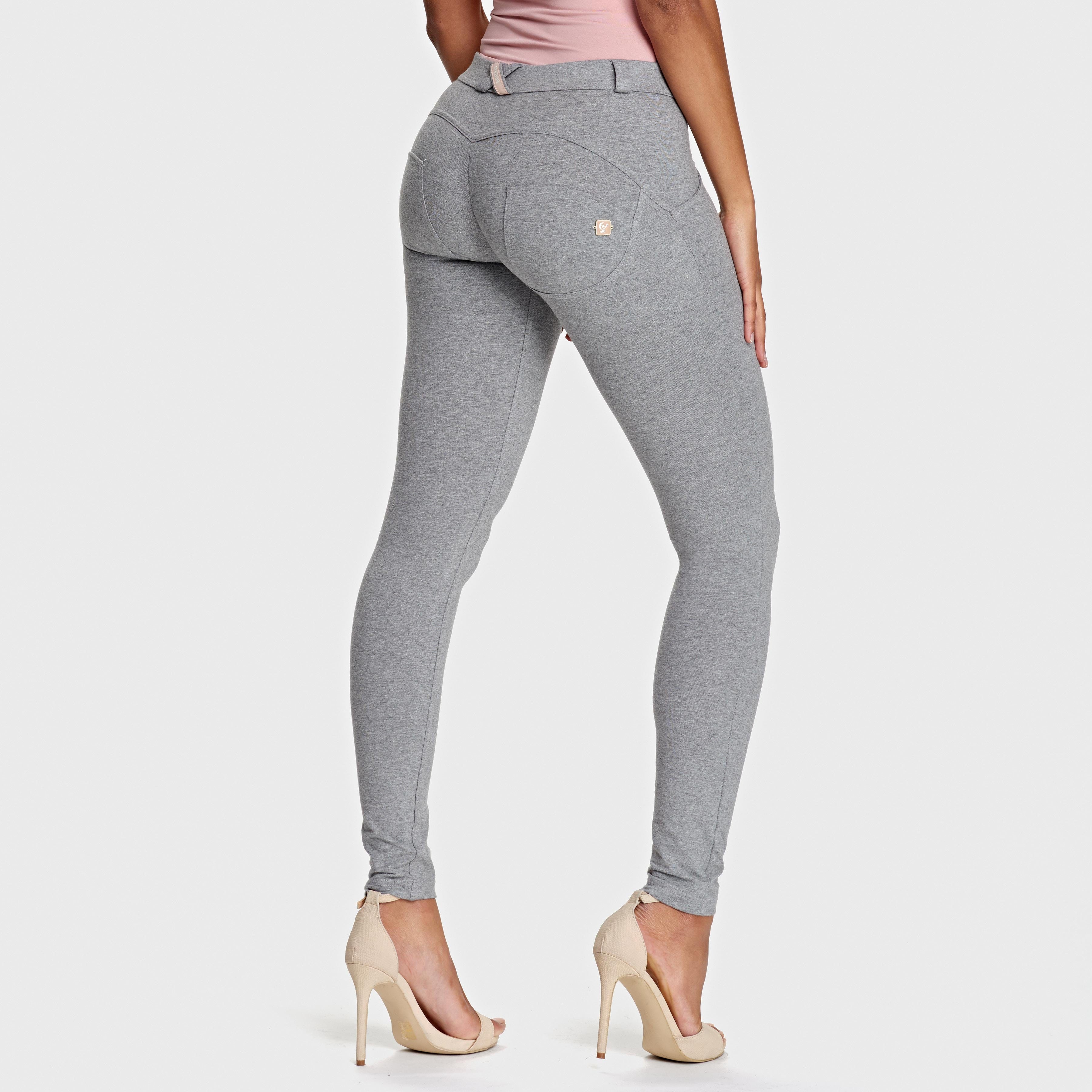 WR.UP® أزياء - خصر متوسط ​​الارتفاع - طول كامل - رمادي ميلانج