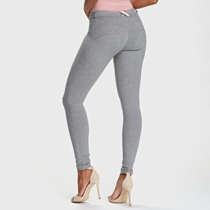 WR.UP® Fashion - Mid Rise - Full Length - Melange Grey