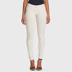 WR.UP® أزياء - خصر متوسط ​​الارتفاع - طول كامل - بيج فاتح