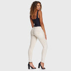 WR.UP® أزياء - خصر متوسط ​​الارتفاع - طول كامل - بيج فاتح