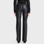 WR.UP® جلد صناعي - خصر مرتفع للغاية - تصميم واسع للغاية - أسود