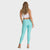 WR.UP® Faux Leather - High Waisted - Full Length - Sky Blue