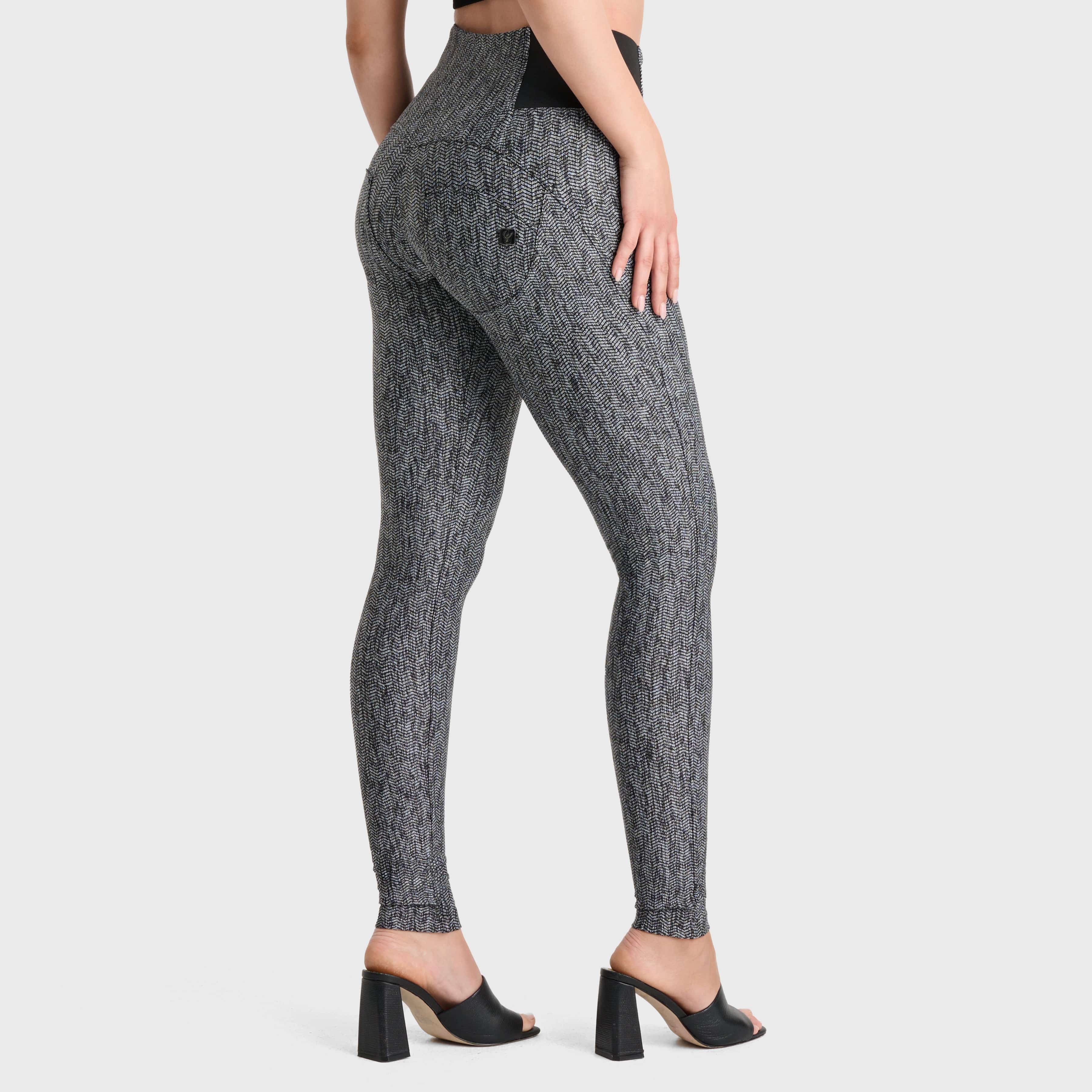 WR.UP® Jacquard - High Waisted - Full Length - Grey