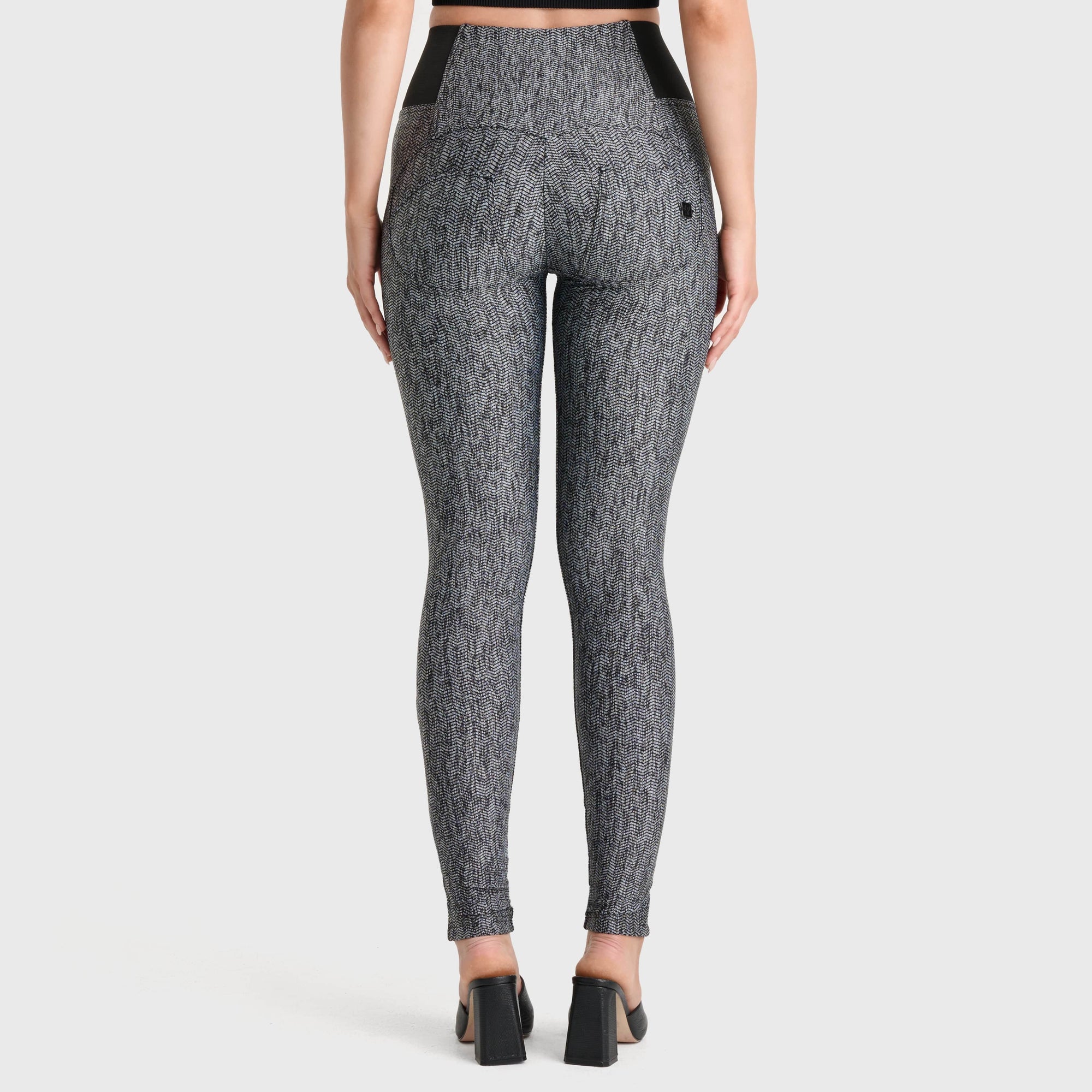 WR.UP® Jacquard - High Waisted - Full Length - Grey