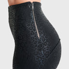 WR.UP® بنقشة النمر - خصر مرتفع للغاية - طول كامل - أسود