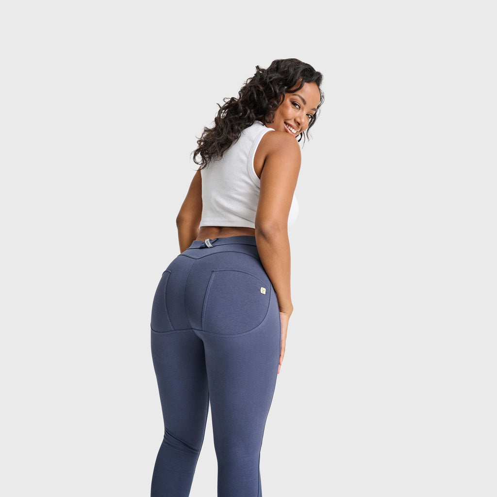 WR.UP® أزياء أنيقة للمقاسات الكبيرة - خصر عالٍ - طول كامل - أزرق نيلي 