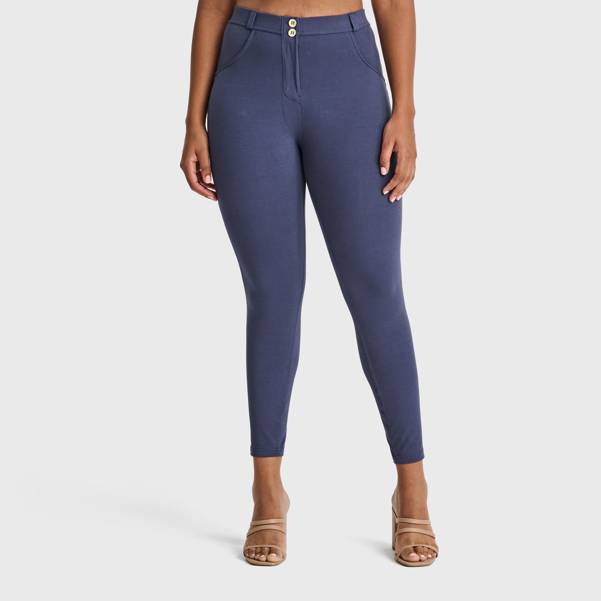 WR.UP® Curvy Fashion - High Waisted - Full Length - Indigo Blue