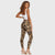 WR.UP® Fashion 3 Button - High Waisted - 7/8 Length - Brown Camo