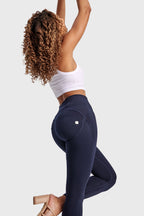 WR.UP® أزياء - خصر مرتفع - طول 7/8 - أزرق داكن