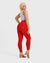 WR.UP® Fashion - High Waisted - Full Length - Red