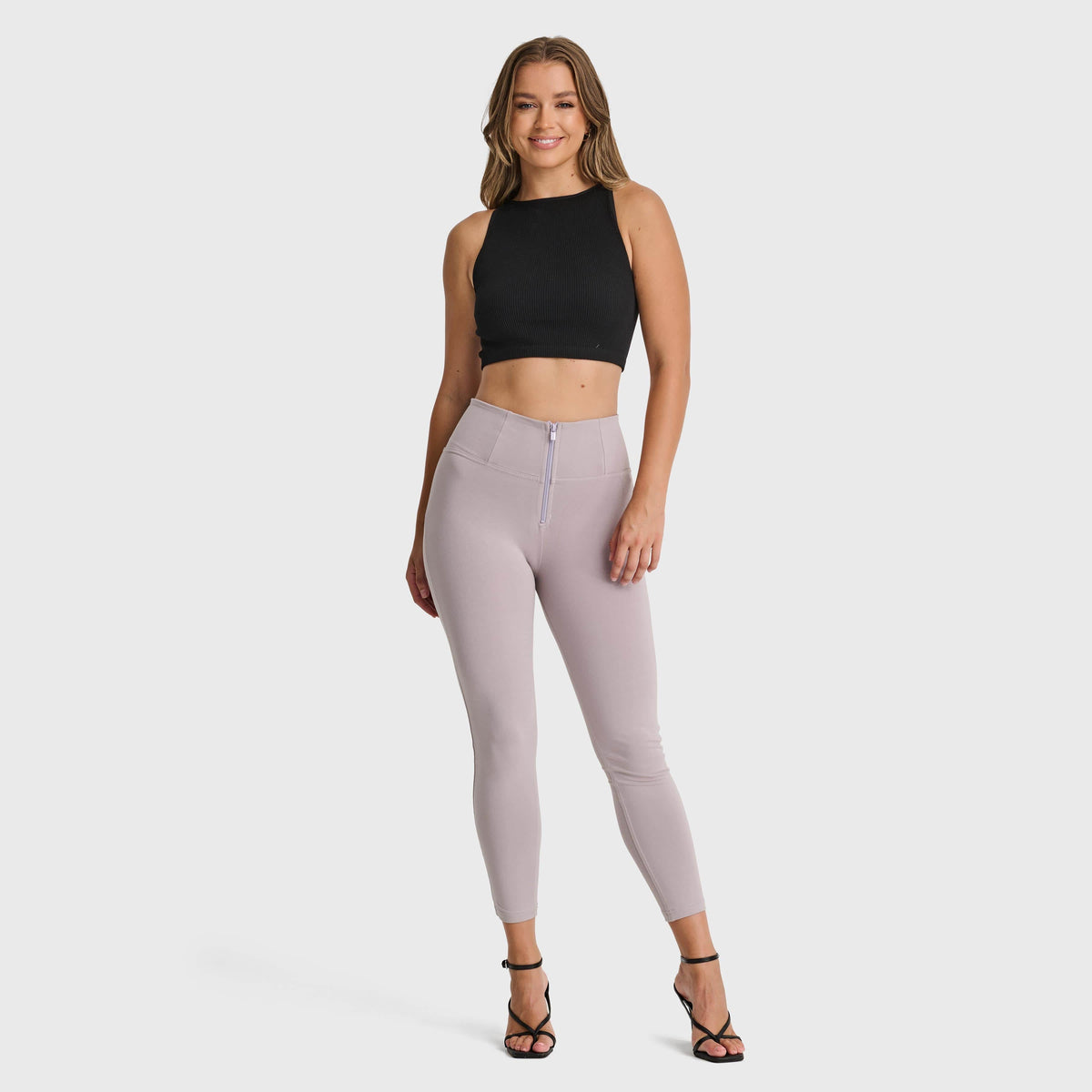 WR.UP® Fashion - High Waisted - 7/8 Length - Light Grey