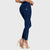 WR.UP® Denim - High Waisted - 7/8 Length - Dark Blue + Blue Stitching