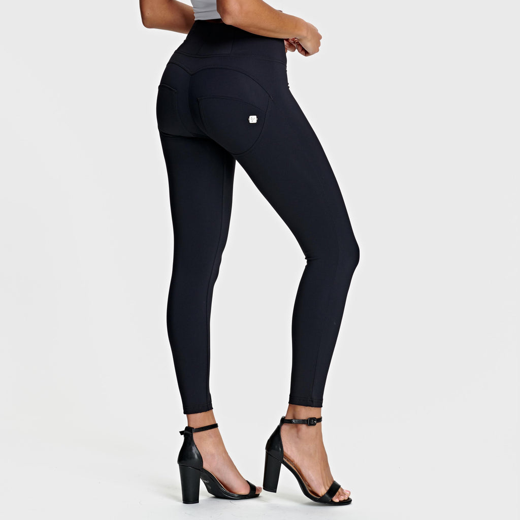 بنطال جينز WR.UP® Diwo Pro - بخصر عالٍ - طول 7/8 - أسود 