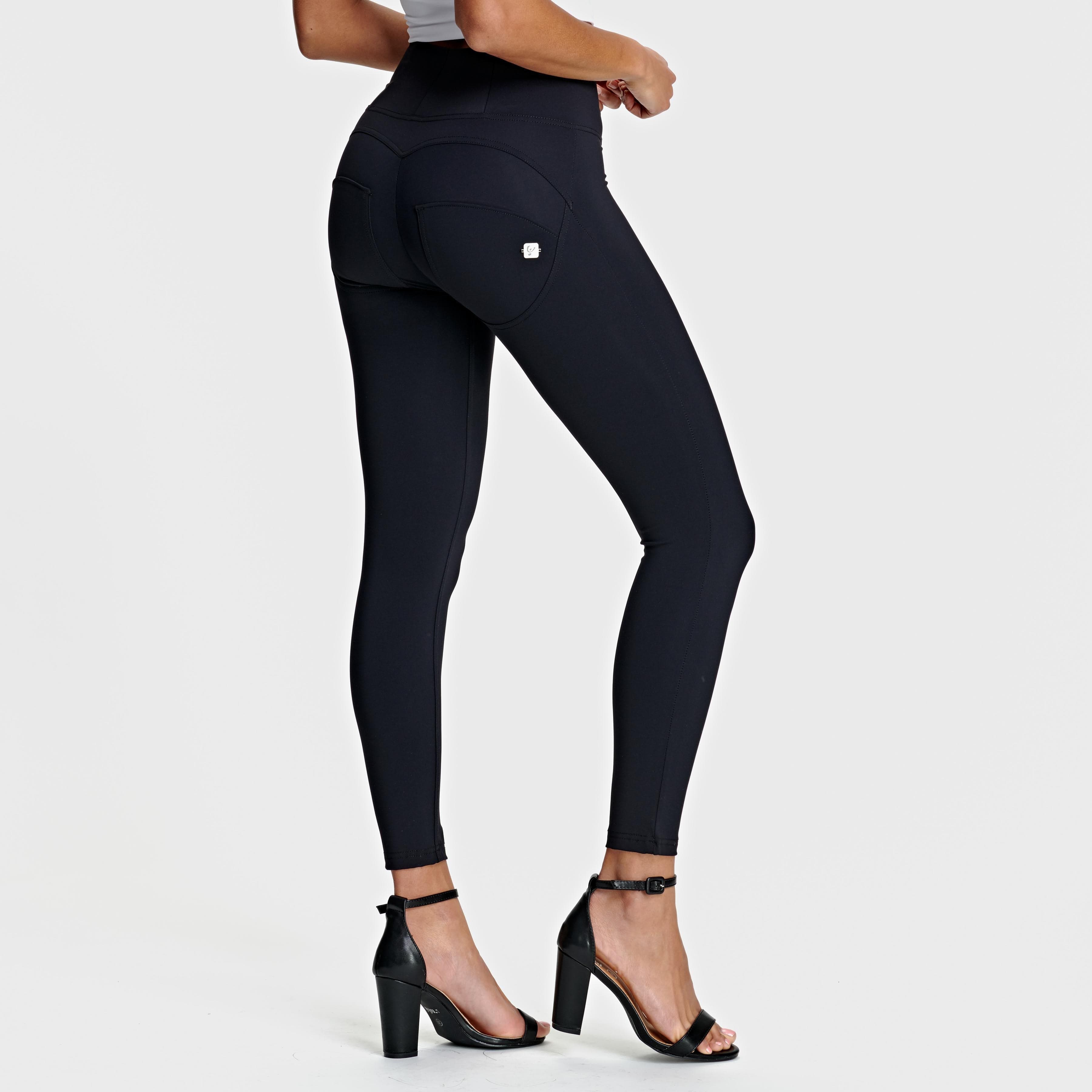 بنطال جينز WR.UP® Diwo Pro - بخصر عالٍ - طول 7/8 - أسود 