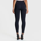 بنطال جينز WR.UP® Diwo Pro - بخصر عالٍ - طول 7/8 - أسود 