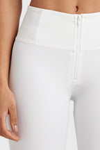 WR.UP® جلد صناعي - خصر مرتفع - طول 7/8 - أبيض