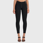 بنطال جينز WR.UP® Diwo Pro Classic - بخصر عالٍ - طول 7/8 - أسود 