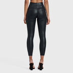 WR.UP® خيوط لامعة معدنية - خصر مرتفع - طول 7/8 - أسود داكن 