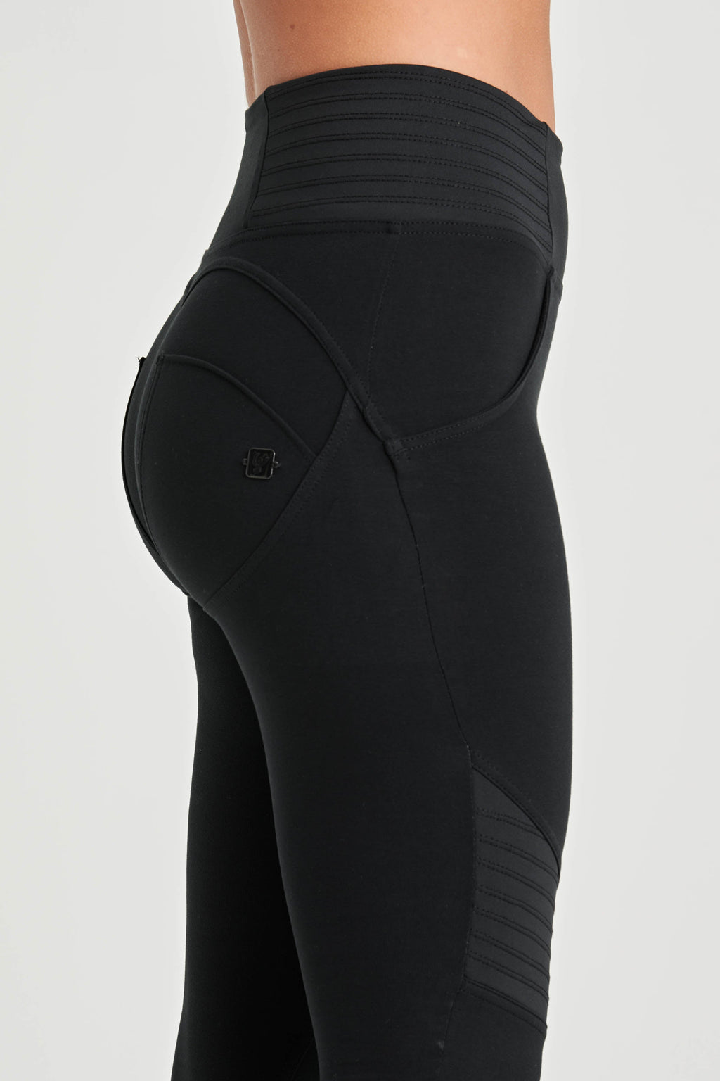 WR.UP® أزياء راكبي الدراجات النارية - خصر مرتفع - طول 7/8 - أسود