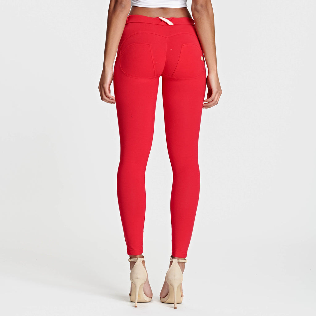 WR.UP® أزياء - خصر متوسط ​​الارتفاع - طول كامل - أحمر