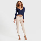 WR.UP® أزياء - خصر متوسط ​​الارتفاع - طول 7/8 - بيج فاتح