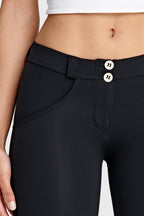 بنطال جينز WR.UP® Diwo Pro - متوسط ​​الارتفاع - طول 7/8 - أسود 