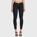 بنطال جينز WR.UP® Diwo Pro - متوسط ​​الارتفاع - طول 7/8 - أسود 