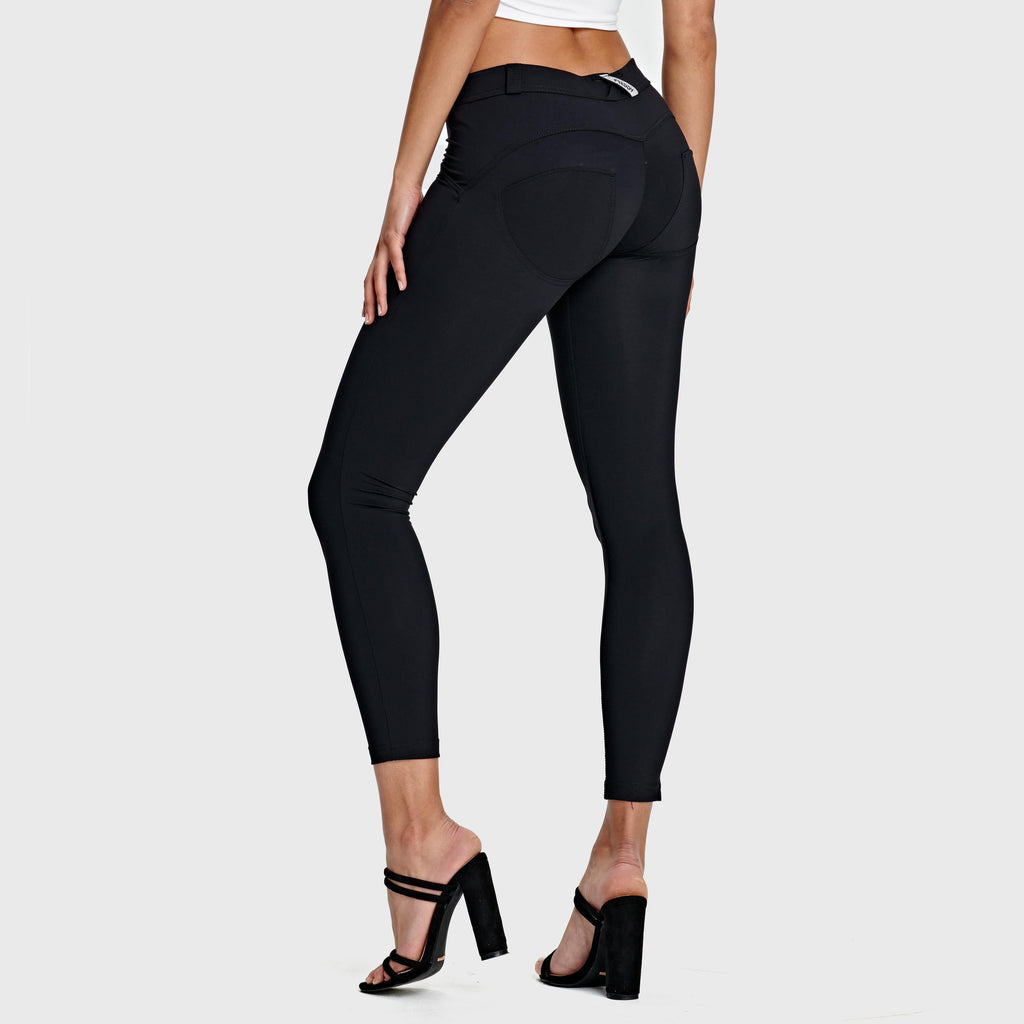 بنطال جينز WR.UP® Diwo Pro - متوسط ​​الارتفاع - طول 7/8 - أسود 