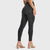 WR.UP® Biker Denim - Super High Waisted - 7/8 Length - Black + Black Stitching