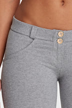WR.UP® أزياء - خصر منخفض - طول 7/8 - رمادي ميلانج 