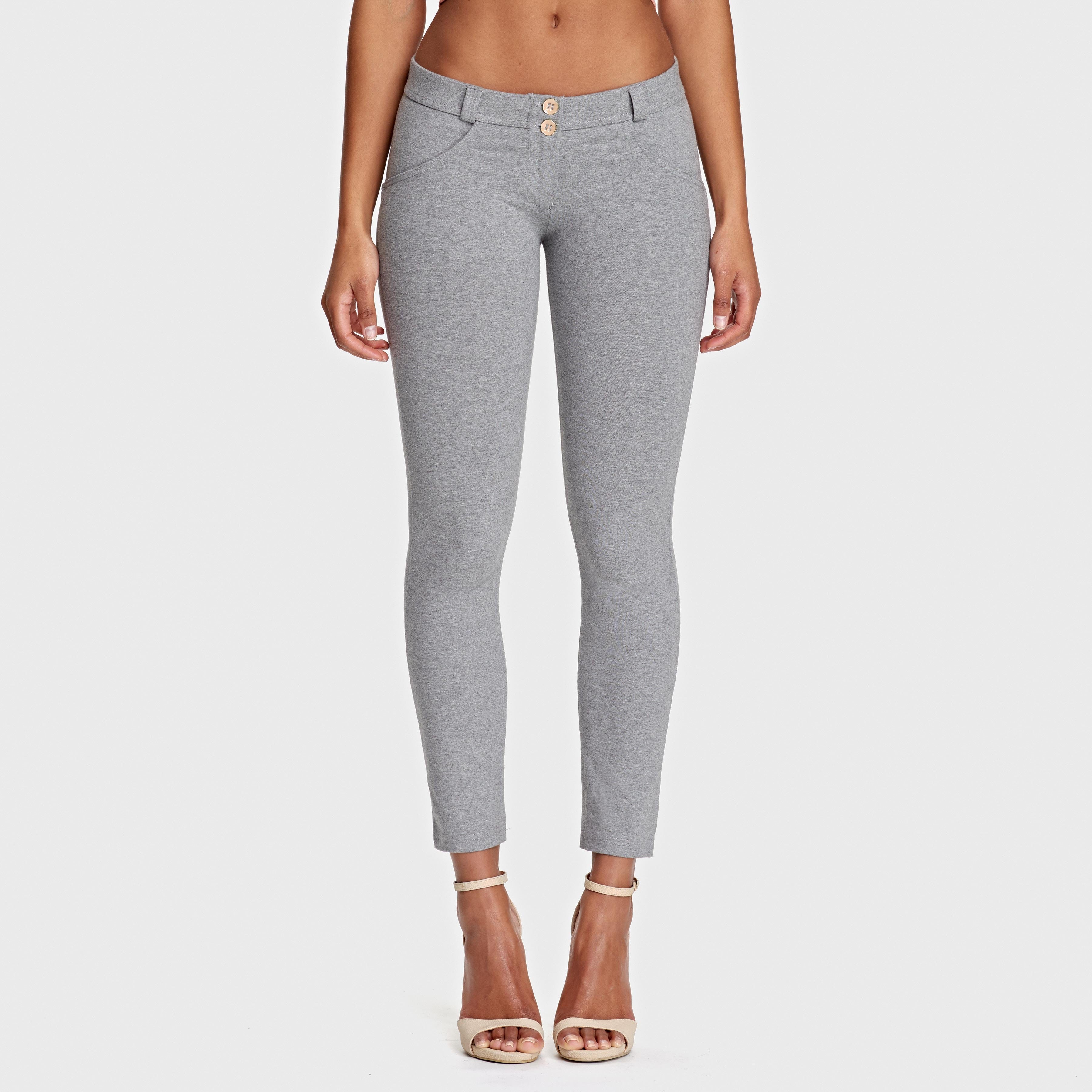 WR.UP® أزياء - خصر منخفض - طول 7/8 - رمادي ميلانج 