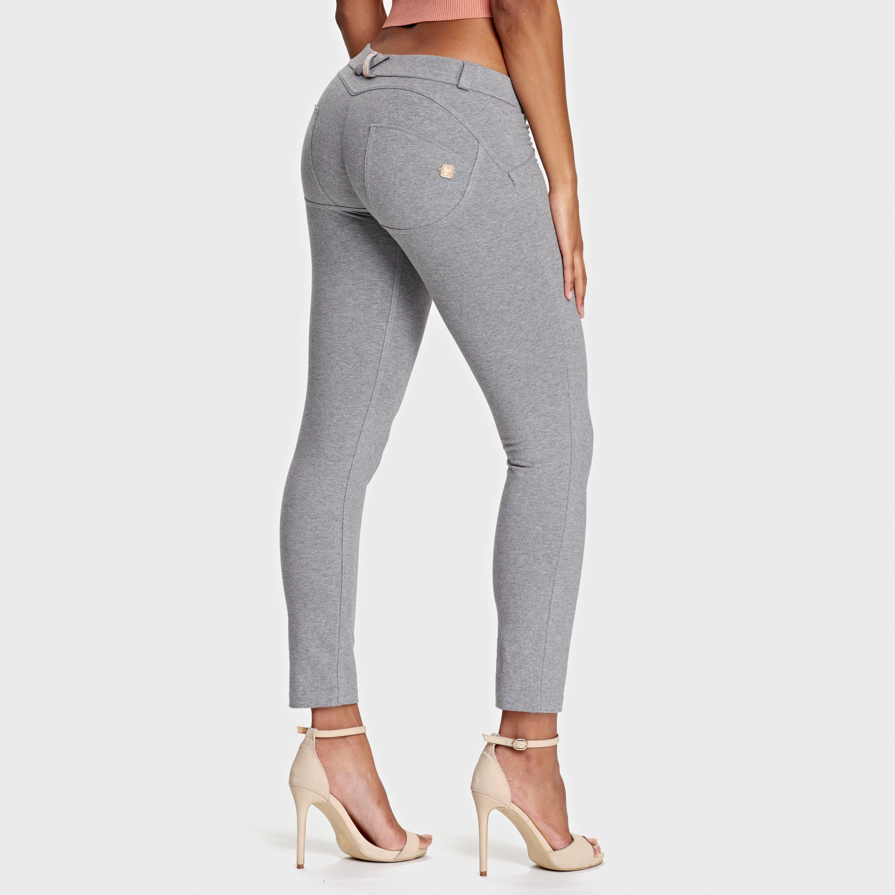 WR.UP® أزياء - خصر منخفض - طول 7/8 - رمادي ميلانج 