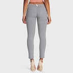 WR.UP® أزياء - خصر منخفض - طول 7/8 - رمادي ميلانج 