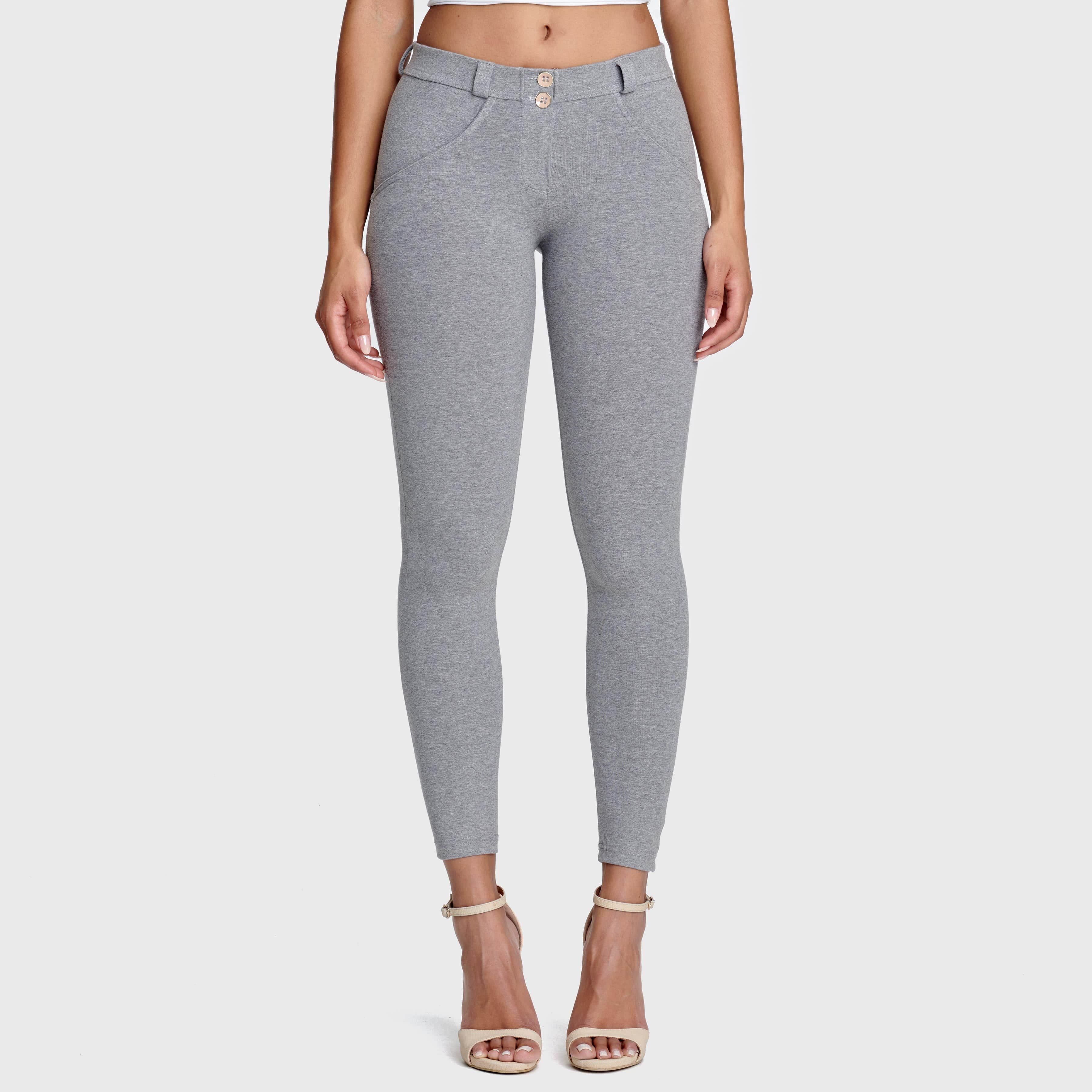 WR.UP® أزياء - خصر متوسط ​​الارتفاع - طول 7/8 - رمادي ميلانج