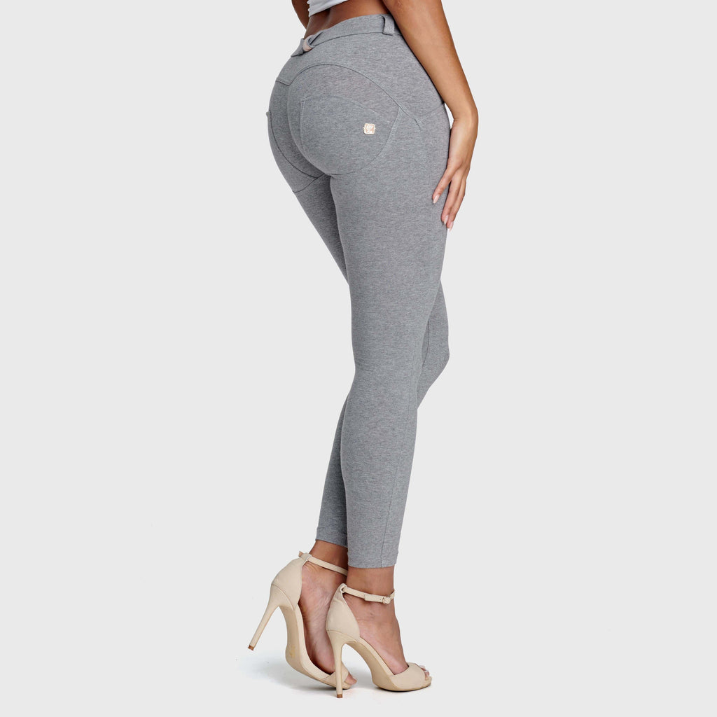 WR.UP® أزياء - خصر متوسط ​​الارتفاع - طول 7/8 - رمادي ميلانج