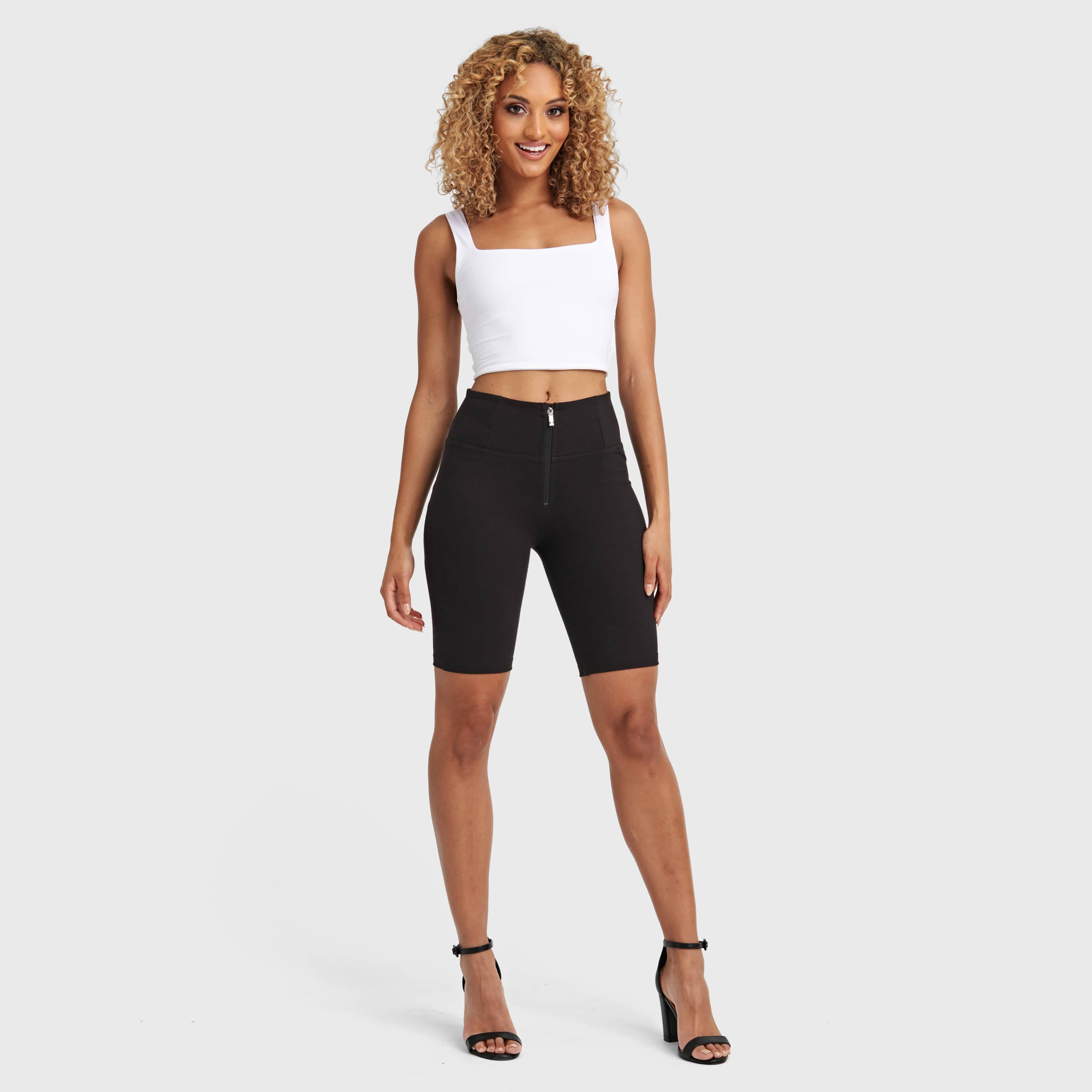 WR.UP® Drill Limited Edition - High Waisted - Biker Shorts - Black