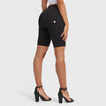 شورت رياضي قصير من WR.UP® إصدار محدود - خصر عالٍ - أسود