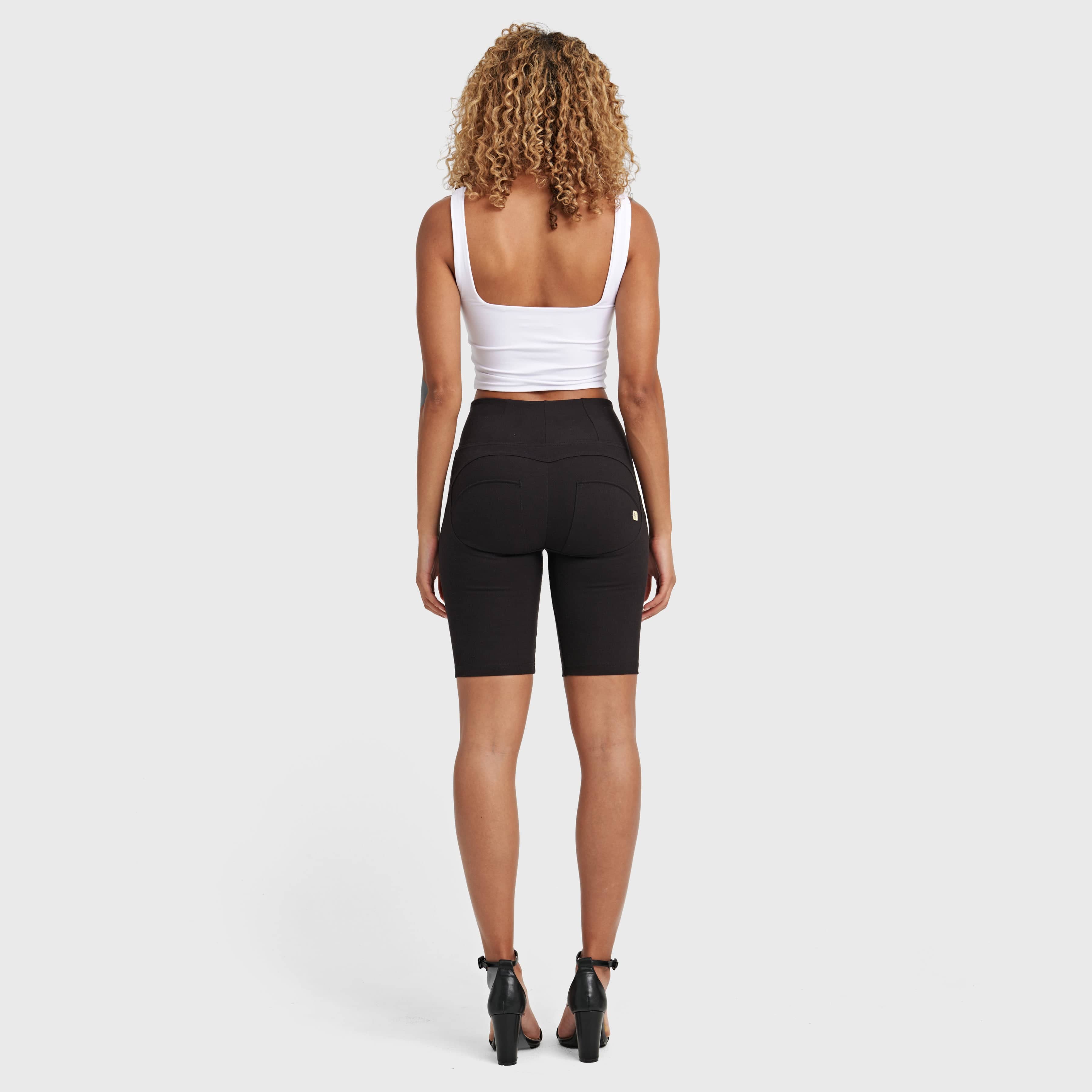 WR.UP® Drill Limited Edition - High Waisted - Biker Shorts - Black